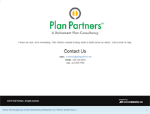 Tablet Screenshot of planpartners.net